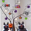 Decorazioni natalizie Happy Halloween Ornamenti in legno Dolcetto o scherzetto Zucca Boo Cappello da streghe Gatto nero Fantasma Skl Hk Ciondolo appeso G Ampxg
