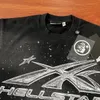 Hellstar Brain American fashion print High Street vintage gola redonda algodão manga curta camiseta unissex algodão tops masculino vintage camisetas verão solto camiseta rock SMLXL