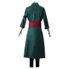 Cosplay Roronoa Zoro Cosplay Anime Parrucca uniforme Orecchini Costume di Halloween per uomo Ragazzi