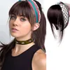 Bangs SEEANO Synthetic Replacement Toupee Natural Headband With Braids Bangs Heat Resistant Hair Hairpieces for Women 230403