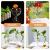 Vases Bouteille hydroponique Vase transparent Vase décoratif en verre Amour Pot de fleurs Ampoule