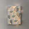 Wall Lamp Modern LED Shadows Indoor Lighting Decor Decorations Art Bedroom Bedside Living Dining Room Long 3D Model