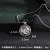Pendant Necklaces Retro National Five Elements Eight Trigrams Alloy Yin And Yang Amulet Male Female Stainless Steel Necklace Jewelry