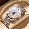 Relógios de pulso Top Brand Quartz Watch Men Men Stoen Relógio Relógio Relógio Perra impermeabé