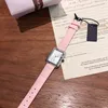 Womens Watch Watch Watch Fashion Lady Wristwatches Rectangle Top Brand Designer Leather Strap Auto Date Women Wather for Ladies Birthday Mother's Day Gift