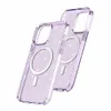 Estuches para teléfonos Clear Bling Glitter magsafe para iPhone 12 12 pro max 13 14 plus 11 pro max Estuche magnético rígido transparente de 2 mm de espesor