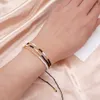 Очарование браслетов GO2BOHO Multi Strand Dainty Bracelet Fashion Jewelry Белое черное золото.