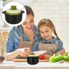 Dinnerware Sets Qingyao Seasoning Jar Container Ceramic Soup Bowl Condiment Kitchen Ceramics Spice Multi-function Canister Sealed