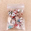 Charms 51pcs Email Kerstboom Santa Claus voor doe -het -zelf maken hangers kettingen oorbellen armbanden handgemaakte sieraden vinden