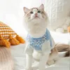 Costumes de chat Chaleur et épaississement Argyle Pull Teddy Petit Moyen Chien Vêtements Bipedal Pet Automne Hiver Chandails Chats Produits Chauds