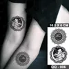 5 PC TEMOSIMAT TATTOOS WODYPROOM TEMOSISO TATTOO ZKŁADA PEMETRYCZNY Trójkąt Flash Tatoo Proste linie ręczne nadgarstek Fałszywe tatua