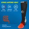 Spor çorapları elektrikli ısıtmalı kış termal pil 3 seviyeler erkek ve kadınlar için sıcaklık kontrolü