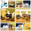 Kitchens Play Food Educational Toy Models Toy Forest Family Kitchen Toy Miniature Play House Toy Table Dollhouse Accessories Small Model FurnitureL231104