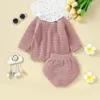 Clothing Sets Winter Baby Girls Clothes Autumn Casual Long Sleeve Sweater Shirts Bottoms Born Infant 2pc Outfits 0-18m Toddler Costume