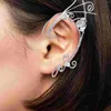 Boucles d'oreilles à dos pour femmes, 2 pièces, manchette d'oreille elfe rétro, crochet élégant, cadeau de Festival d'anniversaire de saint-valentin pour femmes