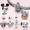 925 Sterling Silver fit pandora charms Bracelet beads charm Herocross coco pendant micky Bead