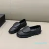 패션 드레스 디자이너 신발 여성 웨딩 파티 품질 가죽 Loafer 플랫 신발 사업 공식 Loafer Social Chunky