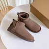 Womens ugTazz Chinelos Tasman semente de mostarda Castanha Fur Slides Pele de Carneiro Shearling Clássico Ultra Mini Plataforma Bota Mules de Inverno Mulheres Homens Sapatos de Neve Botas de camurça