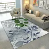 Carpets Modern Abstract Carpet Livingroom Simple Leaf Pattern Sofa Coffee Table Pad Area Rug Cute Bedroom Bedside Blanket Cloakroom Mat