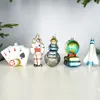 Outros eventos de festa de eventos Novelies Space Glass Christmas Tree Decorations Ornament for Home Xmas Craft Decor Year Gift Noel 230404