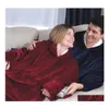 Coperte Con Cappuccio Outdoor Inverno Cappotti Con Cappuccio Caldo Slant Accappatoio Felpa In Pile Coperta Piviere Per Uomo Donna Fy7955 Natale Dhbl7