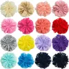 Acessórios de cabelo 50pcs 3 "flores de renda para crianças vestuário boutique casamento vestido de noiva costura artesanato diy roupas ornamentos fh62