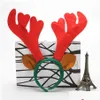 Juldekorationer Huvudspänne älghår Hoop Reindeer Antler pannband Deer Horn Kids Adts Accessory Party Festival Decor Drop Del DH6FB