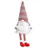 Weihnachtsdekorationen QWE123 Baumspitze, Zwerg, Weihnachtsmann, gesichtslose Puppe, hängender Anhänger, schwedische Tomte-Puppen, Dekoration, Kindergeschenk