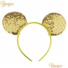 Hair Accessories 14Pcs Lot Fashion Sequins Mouse Ears Headband Glittle Diy Girls For Women Hairband Party Accesorios Mujer Drop Deli Dhoe3