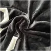 Cobertores Designers Cobertores Carta de Luxo Imprimir Home Cobertor Adts Crianças Tapete Têxtil Beddings Suprimentos Sofá Viagem Gota Entrega Hom Dhs86