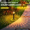 Rasenlampen LED Solar Pathway Lights Wasserdichte Landschaftslampe Solarbetriebene Gartenbeleuchtung für Yard Patio Rasen Hinterhof Gehweg Decor P230406