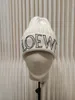 Chapéu de malha de caxemira de luxo designer loewf gorro masculino inverno casual lã quente chapéu