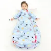 Sleeping Bags For Children 25Tog Baby Winter Thick Detachable Sleeves AntiKick Blanket Infant Quilt Sleepwear 230404