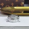 Anel de designer de luxo anéis de diamante para mulheres moda na moda carta anéis para homens clássico jóias anéis de noivado presentes do feriado