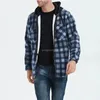 Vestes d'automne et d'hiver pour hommes, chemise à carreaux, peluche épaisse, manteau polaire d'agneau, veste chaude à la mode, nouvelle collection