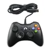 Alça de console de gamepad com fio USB para Microsoft Xbox 360 Controlador Joystick Controladores de jogos Gampad Joypad Nostálgico com pacote de varejo