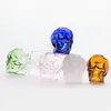 Colorful Skull Glass Oil Burner Pipe 5.5 inch Mini Thick Pyrex Smoking Pipes Tube Burners For Water Bong Accessories