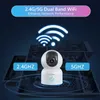 Радионяни ZOSI Внутренняя интеллектуальная камера безопасности с панорамированием и наклоном C518 2K 360 градусов Монитор для домашних животных 2,4G/5G Двухдиапазонная домашняя камера Wi-Fi с приложением для телефона Q231104