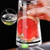 Mugs Glass Straw Water Cup Men And Women Home Office Study With Lid Car Portable