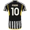 3xl 4xl Player Soccer Jerseys 2023 2024 Home Away Away Milik Di Maria Vlahovic Kean Pogba Chiesa McKennie Locatelli футбольные рубашки Мужские детские футбольные рубашка форма