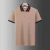 남자 폴로 셔츠 면화 패션 폴로 캐주얼 스포츠 골프 스타일 남성 폴로 이탈리아 디자이너 편지 색상 페인트 인쇄 t 셔츠