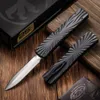 UT-COMBAT AUTTIONER AUTO KNIDES D2 Blade T6-Aluminum Handle Tactical Hunt Camp Defense Defense Rescue Cknife EDC Tools