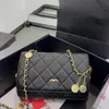 Chanelness Tassen Merk Crossbody Franse Designer Mini Dames Schouder Luxe Woc Chain Bag Hoge kwaliteit Kaviaar lederen portemonnees Klassiek 44