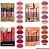 Läppstift 5st/set sexig vampyr läppstift matt vattentäta läppstift läppar makeup kosmetik labiales släpp leverans hälsa skönhet dhxfe