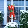 Autres événements Fournitures de fête Échelle de corde d'escalade Père Noël Pendentif de Noël suspendu poupée arbre ornement extérieur décor à la maison 230404