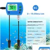 ph meters professional 2 in 1 Digital Meter ec for Aquarium mtiparameter水質モニターオンラインph/es酸性dhqsn
