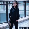 Ensembles de vêtements Bébé Enfants Designer Sweats à capuche à manches longues et Set Garçons Filles Survêtements de luxe Enfants Outfit Sportsuits Ess Sweat à capuche Drop Dhwh8