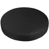 Chair Covers Thick Elastic Barstool Seat Cushion Cover Practical Stool Round Protector For Home Shop - Black Steel