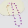 Anhänger Halsketten Reisperlen Halskette Blumen Graph Originalität Handstricken Böhmen Einstellbar Mode Einfache Farbe Perlen