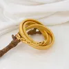 Bangle Arrival 8mm Elastic Stainless Steel Chain Bracelet Rust Proof Gold Plated High Quality